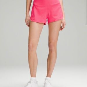 Lululemon Speed Up 4" size 2 high rise shorts